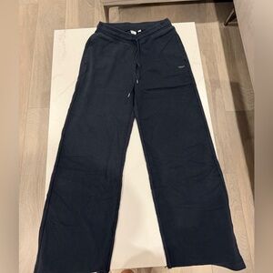 TNA waffle pants black